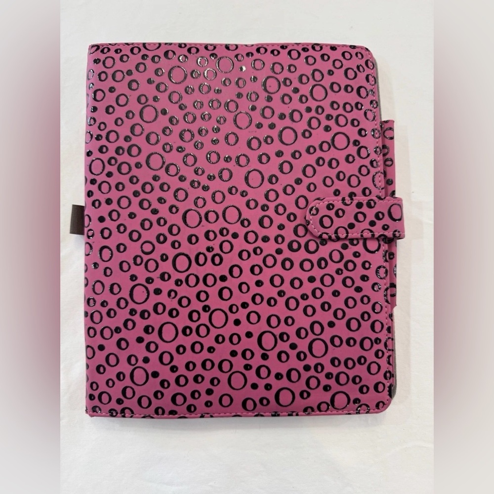Leather Black And Pink Wireless Keyboard For Ipad‎